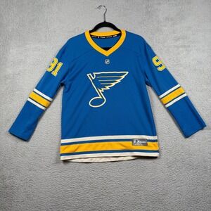 St Louis Blues Vladimir Tarasenko #91 Fanatics Youth L/XL Hockey Jersey Blue